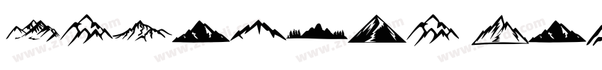Carolina Mountains P字体转换